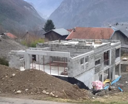 Construction de maison à Villarberanger par Maçonnerie Pouget