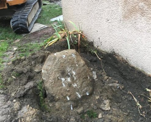 Restructuration maison par sous fondages par Maçonnerie Pouget