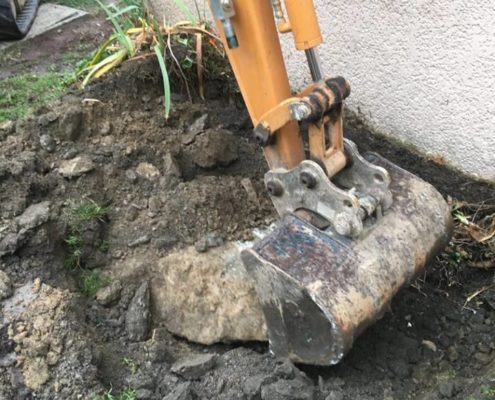 Restructuration maison par sous fondages par Maçonnerie Pouget